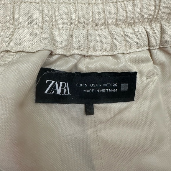 Zara Drawstring Linen Pants - Picture 5 of 7